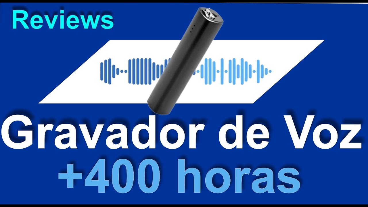 Mini Escuta Profissional Espi&atilde; Gravador de voz grava 400horas Direta -    Reviews gravador Discreto