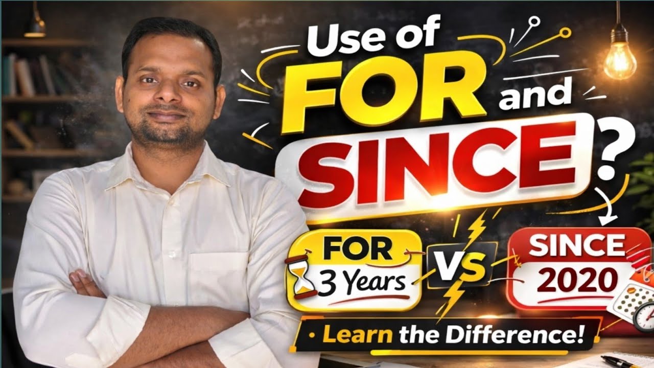 FOR / SINCE Trick | गलती कभी नहीं होगी! “90% Students Make This Mistake!”@SIMPICLASSES