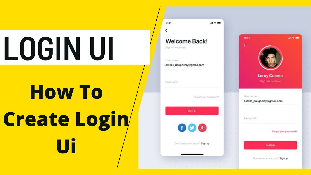 How to make Login and Signup in Kodular App | Firebase Authentication