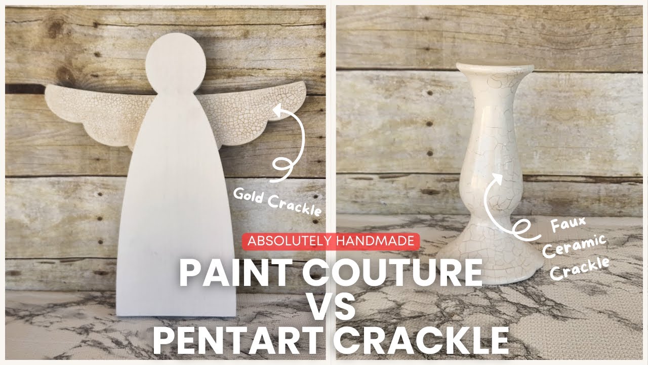 Pentart Fineline против Paint Couture Crackle