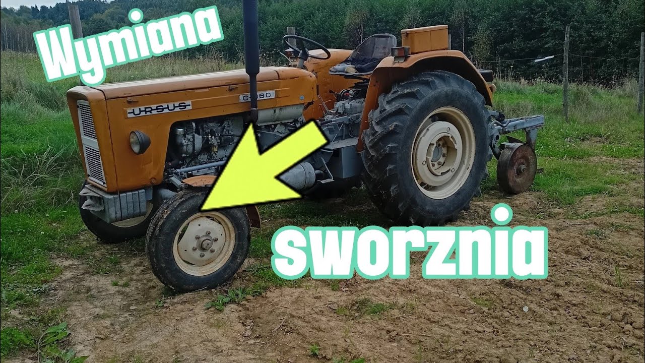 Ursus C360 wszystko jasne wymiana sworznia zwrotnicy odc.1