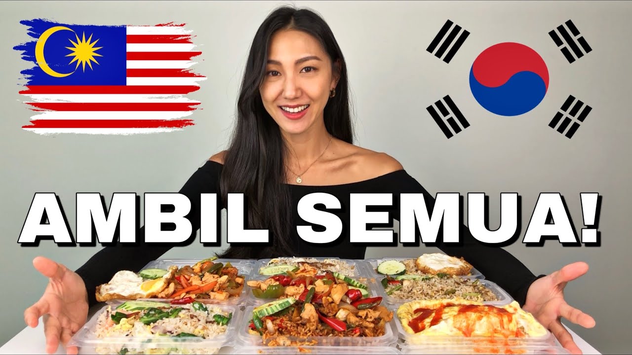 Gadis Korea 🇰🇷 Jatuh Cinta dengan Malaysia 🇲🇾 Lepas Cuba Semua Nasi Goreng!! l 말레이시아 먹방