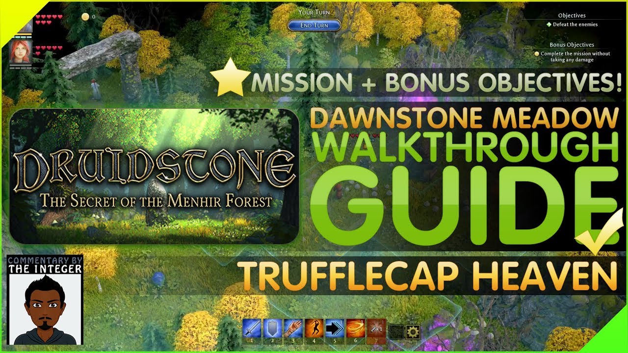 Druidstone Dawnstone Meadow Walkthrough Guide [Trufflecap Heaven 100%]