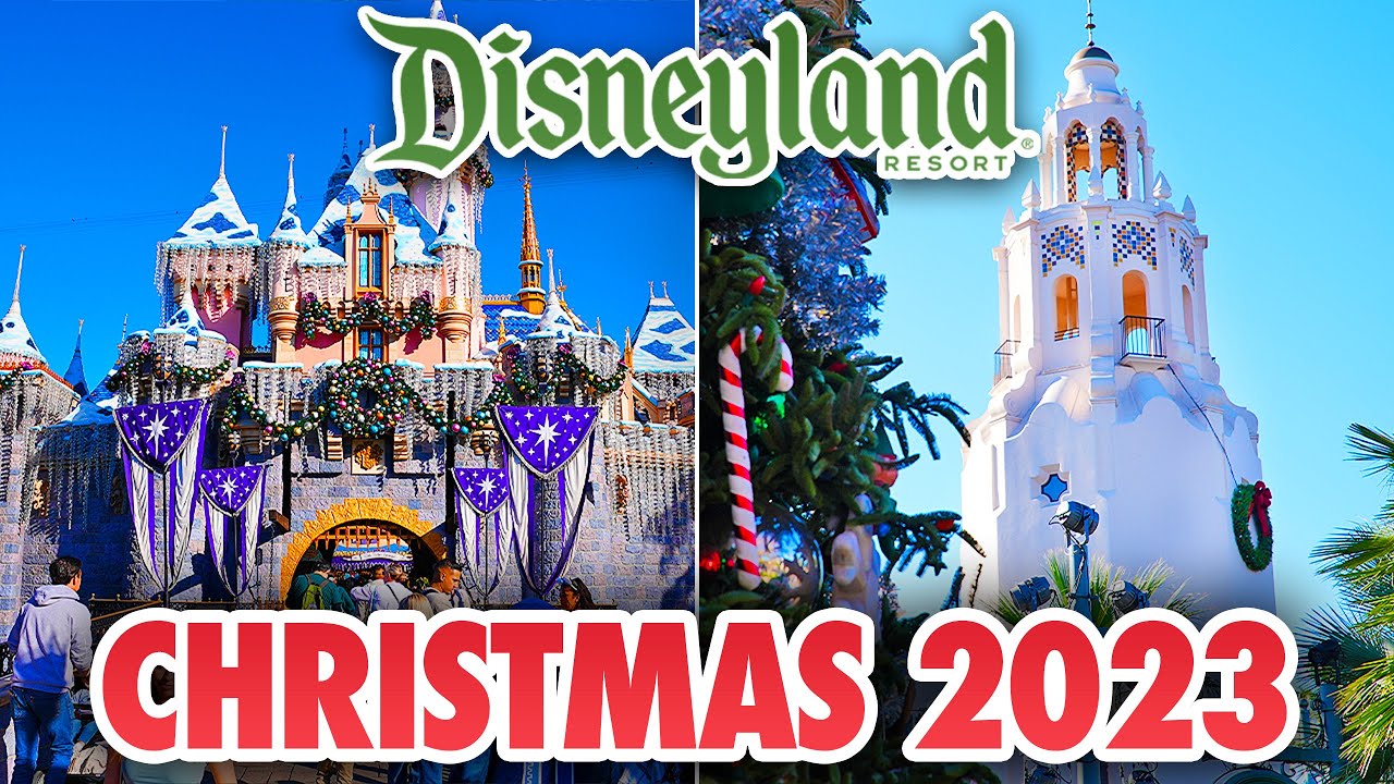 Disneyland & California Adventure Christmas Walkthrough 2023 - Both Parks at the Disneyland Resort