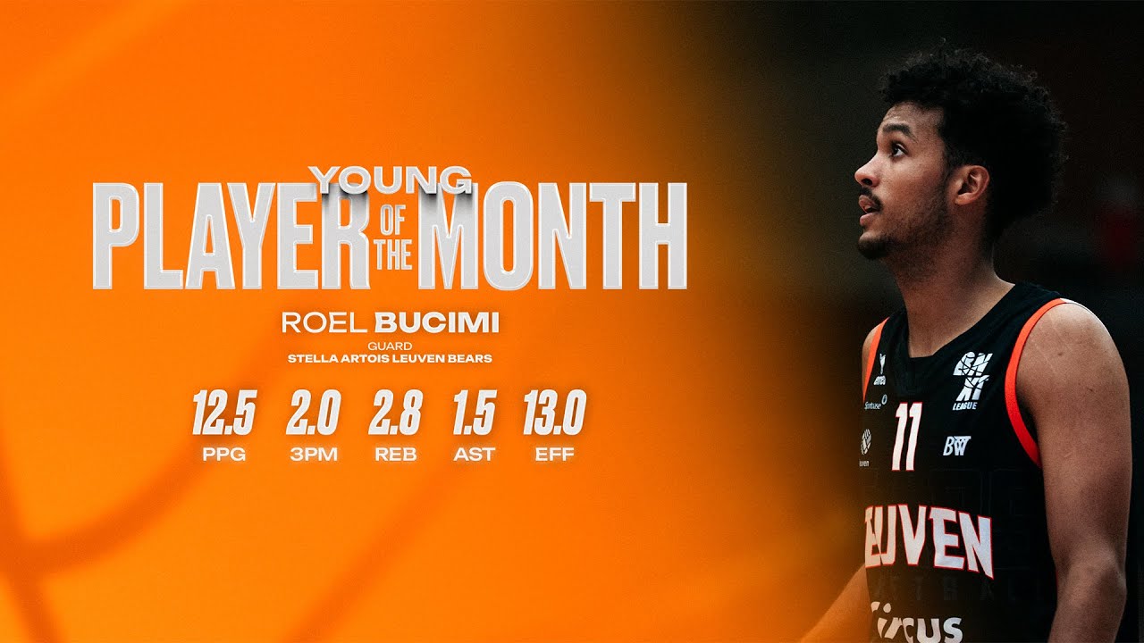 Roel Bucumi | BNXT Young Player of the Month JANUARY #bnxtleague #basketball