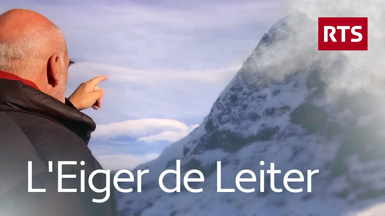 La vertigineuse face nord de l'Eiger, objet de fascination pour l'artiste Martial Leiter