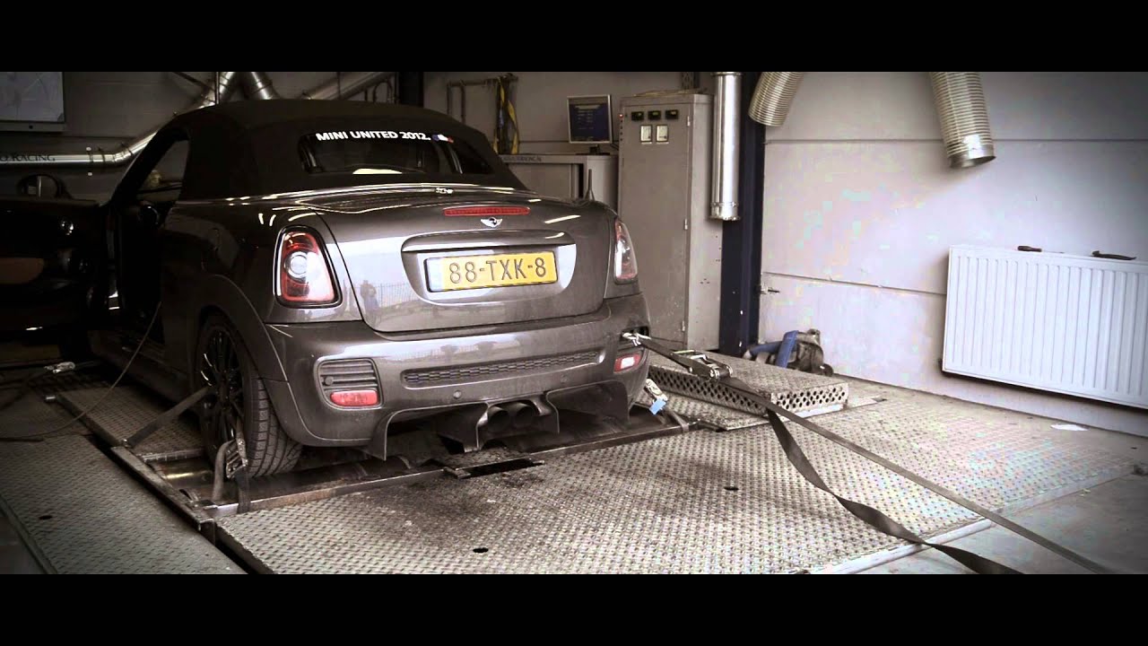 MINI R59S Roadster Rollenbank Beek (23-02-2013)