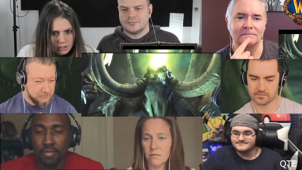 Warcraft 3 - Thrall & Hellscream vs Mannoroth Reaction Mashup