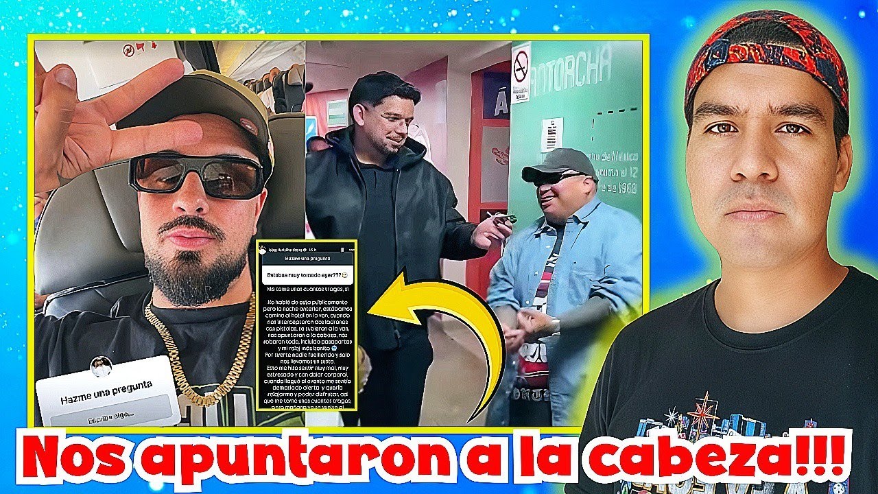 PAPO y JONY BELTRÁN fueron ASALTADOS previo a LIGA BAZOOKA MÉXICO😱