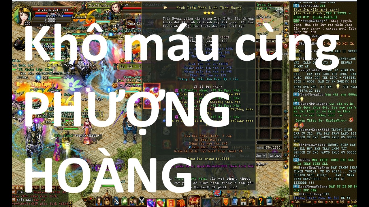 [GameViệt] - Thứ 7 - KH&Ocirc; M&Aacute;U Phượng ho&agrave;ng hic