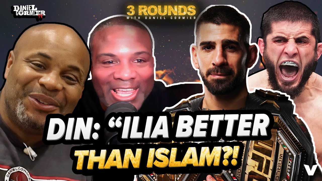 Daniel Cormier BREAKS DOWN Ilia Topuria #1 P4P ranking over Islam Makhachev | 3 Rounds w/Din Thomas