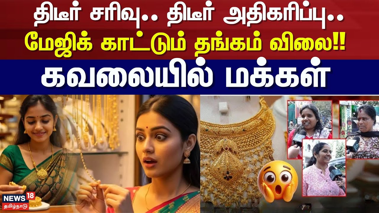 Gold Rate Today | திடீர் சரிவு.. திடீர் அதிகரிப்பு.. மேஜிக் காட்டும் தங்கம் விலை!! - கவலையில் மக்கள்