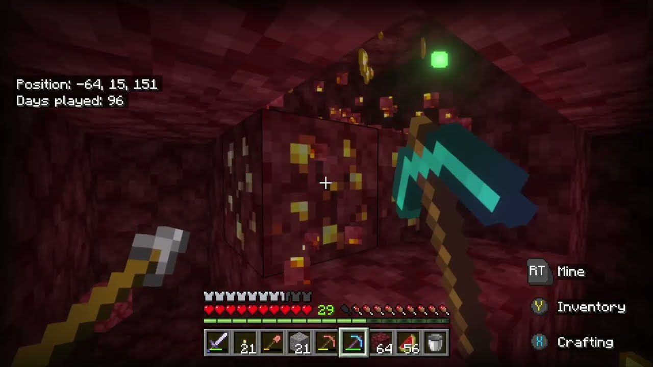 Silent Minecraft Survival | Day 96 –Cooper Tools for the Nether Mine (No Commentary)