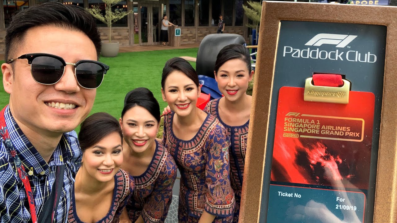 Paddock Club experience at Formula 1 Singapore