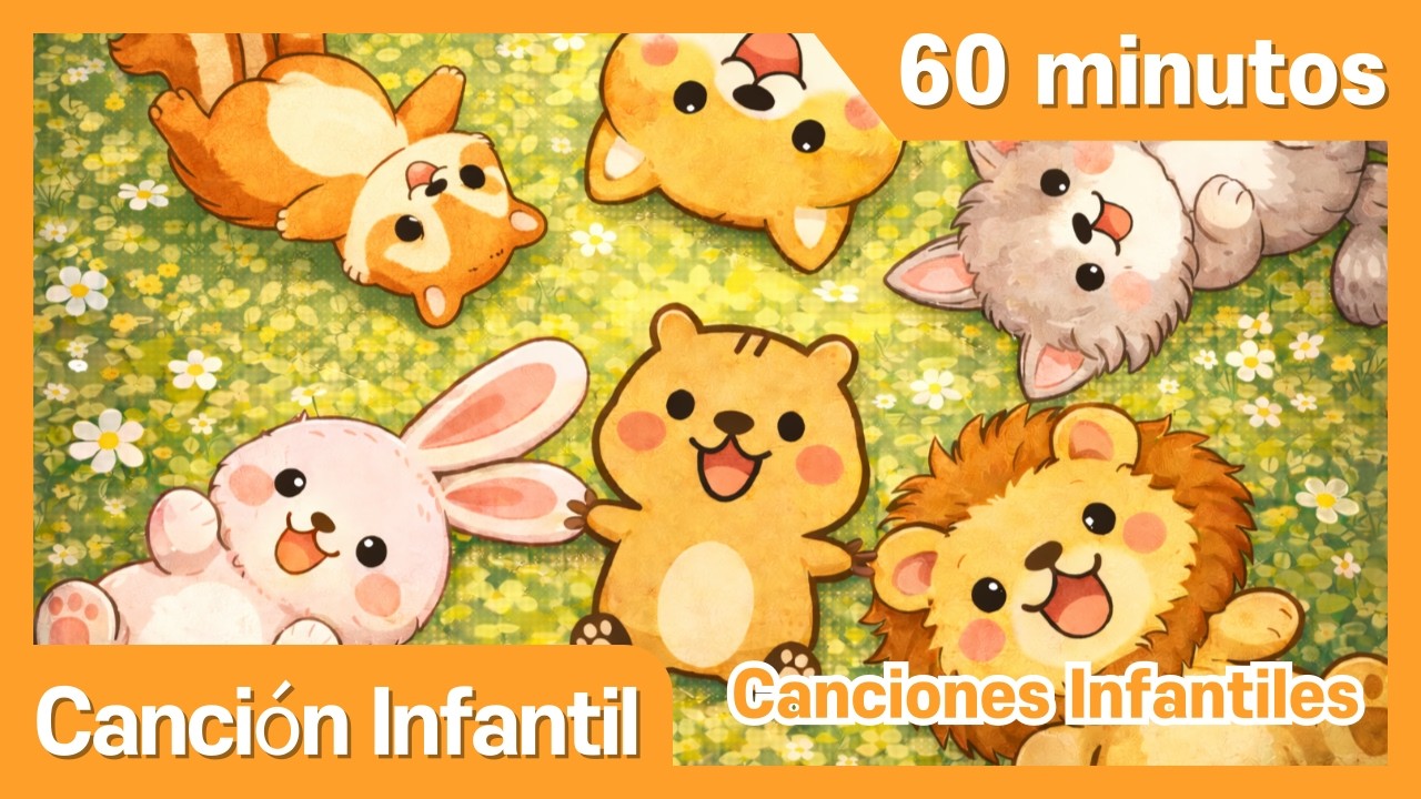 Canciones Alegres para Niños | Favoritas Preescolares 60 Minutos | CapyLala Niños