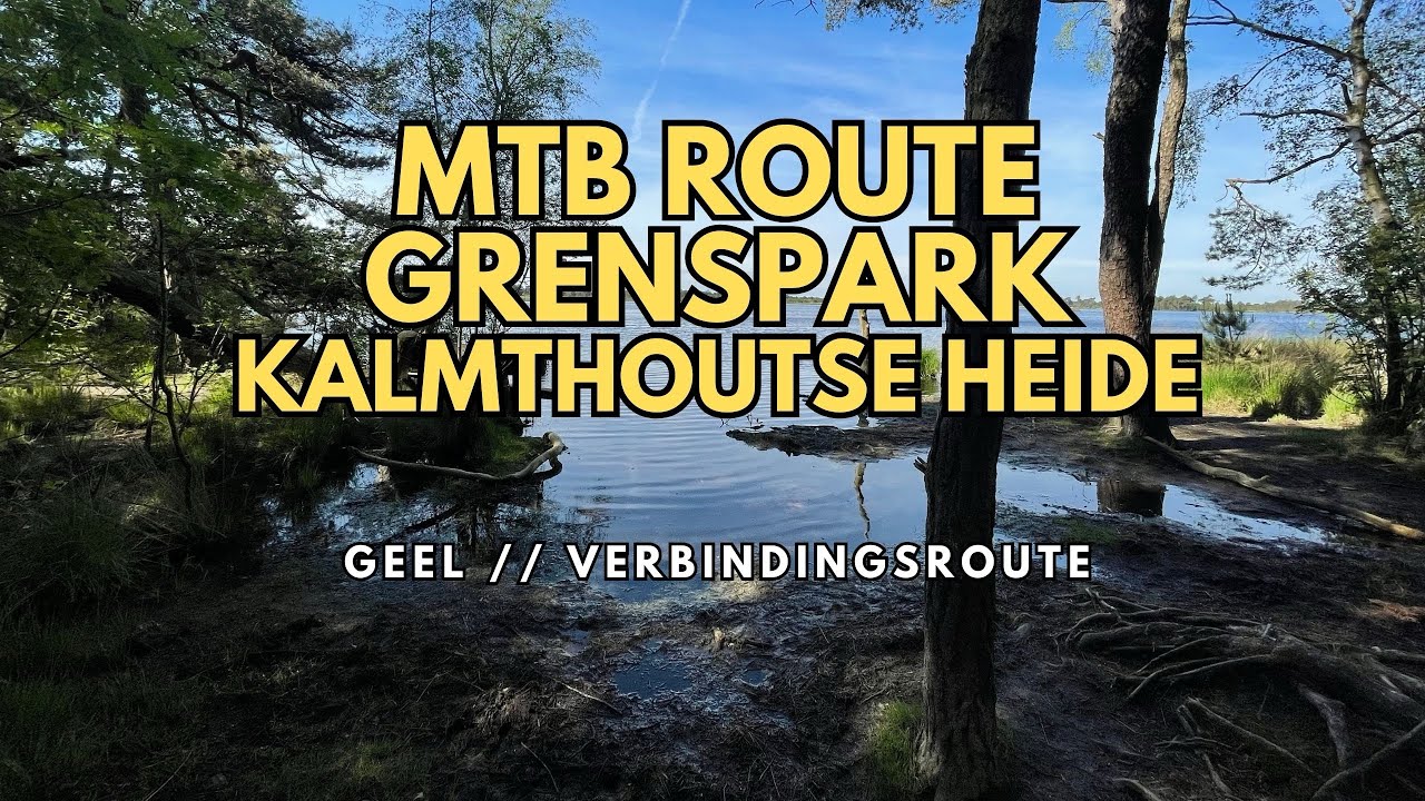 Grenspark Kalmthoutse Heide Gele Mountainbike Route // Verbindingsroute