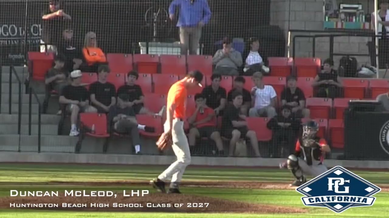 Duncan McLeod Prospect Video, LHP, Huntington Beach High School Class of 2027 CF