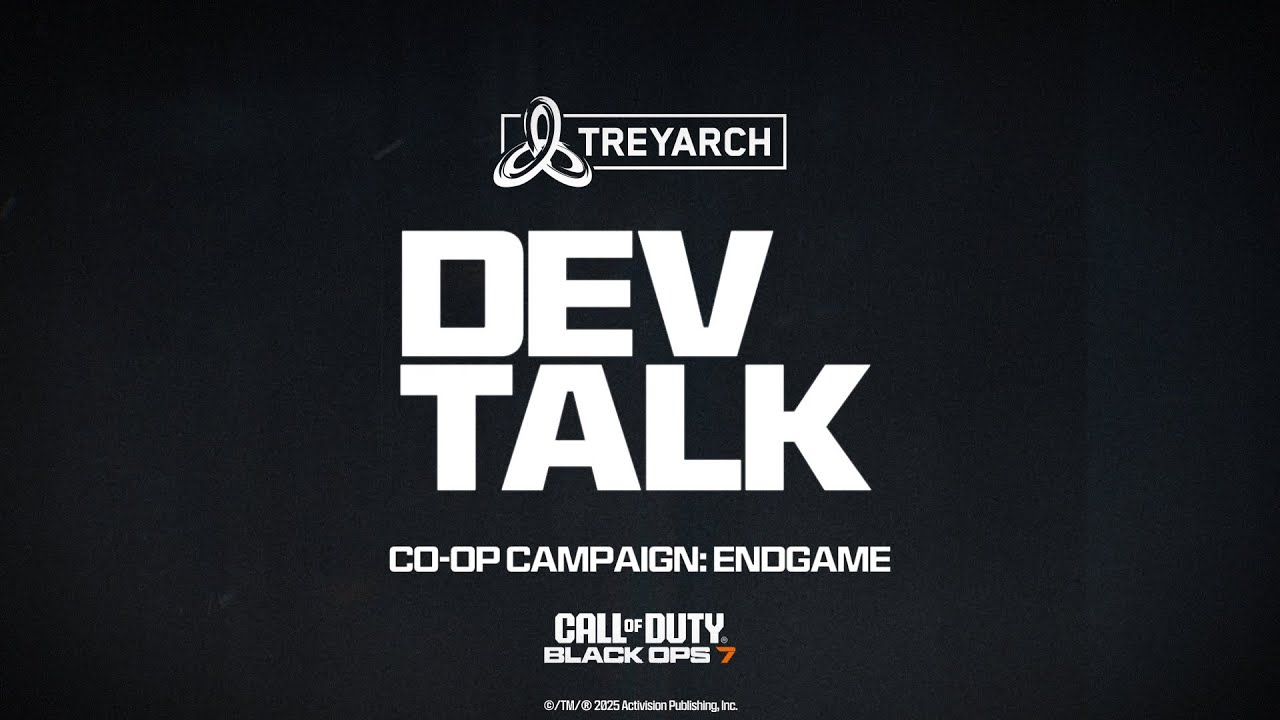 Dev Talk - Co-Op Campaign: Endgame | Call of Duty: Black Ops 7