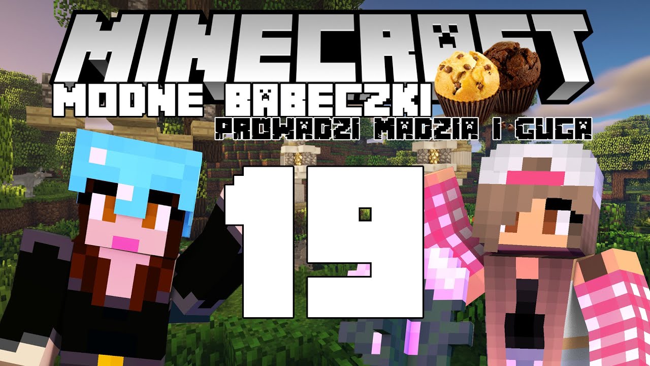 Minecraft Modne babeczki #19 - Zbieramy zwierzątka do zoo /w Guga