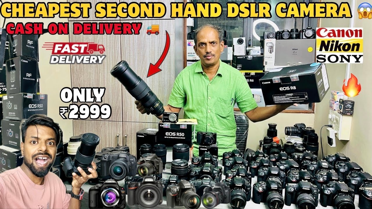 Second hand camera shop churchgate Cheapest price mirrorles / DSLR /R8 R6 ||| R5 || R3 M5 R4 R5 Z8 ￼