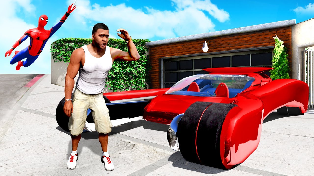 Collecting the SPIDER-MOBILE in GTA 5!