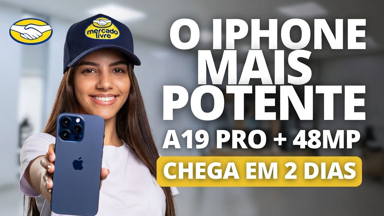 iPhone 17 Pro Max 256GB Azul-Profundo Original Apple | 12GB RAM, A19 Pro, 48MP, 5G, Garantia 1 Ano