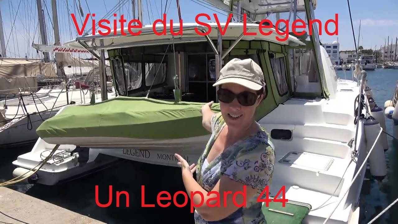 Visite du catamaran Leopard 44 Legend