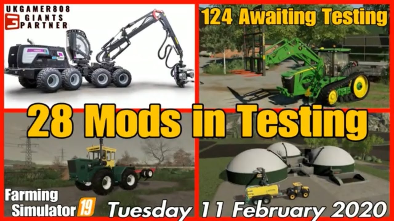 Mods in Testing & Modhub update fs19 farming simulator