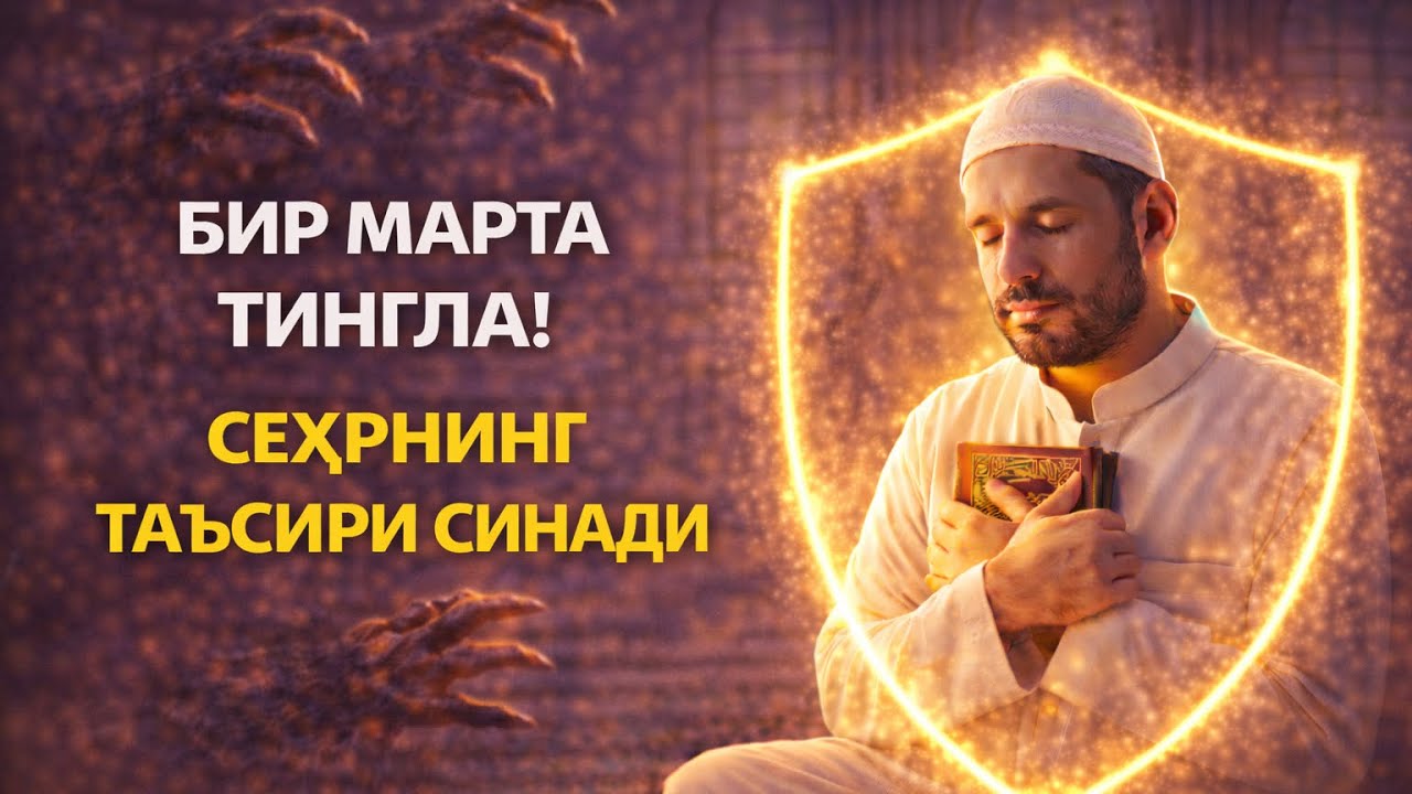 БИР МАРТА ТИНГЛА! СЕҲРНИНГ ТАЪСИРИ СИНАДИ 