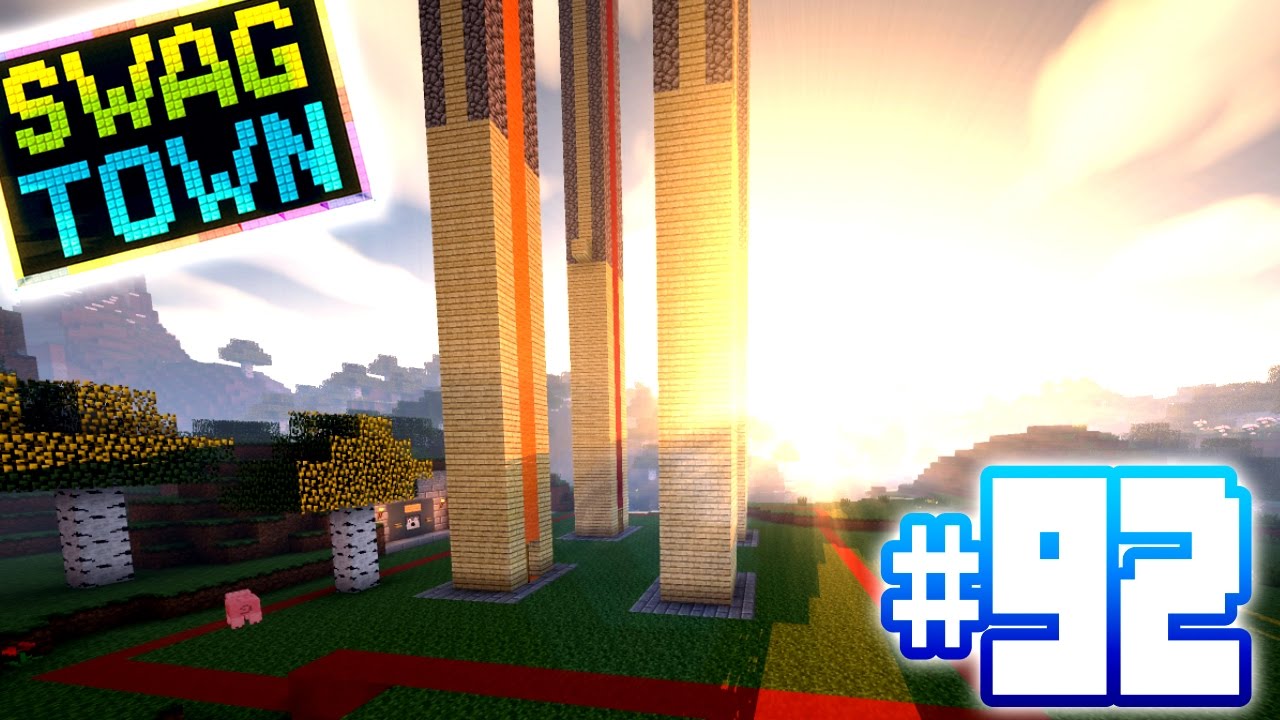 HVEM TENTE PÅ CHARLOTTES TÅRN!? - Swag Town #92 (Norsk Minecraft)