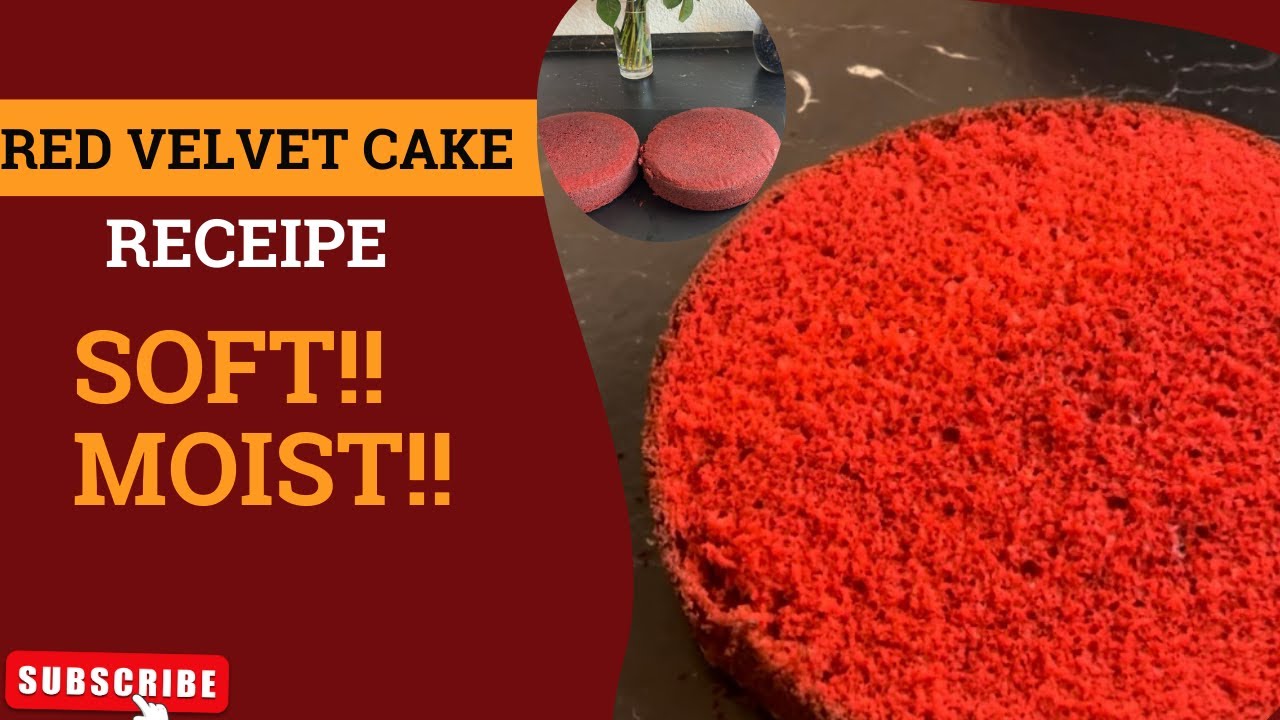 How to Make a  Moist & Fluffy Red Velvet Cake at Home | Beginner Friendly