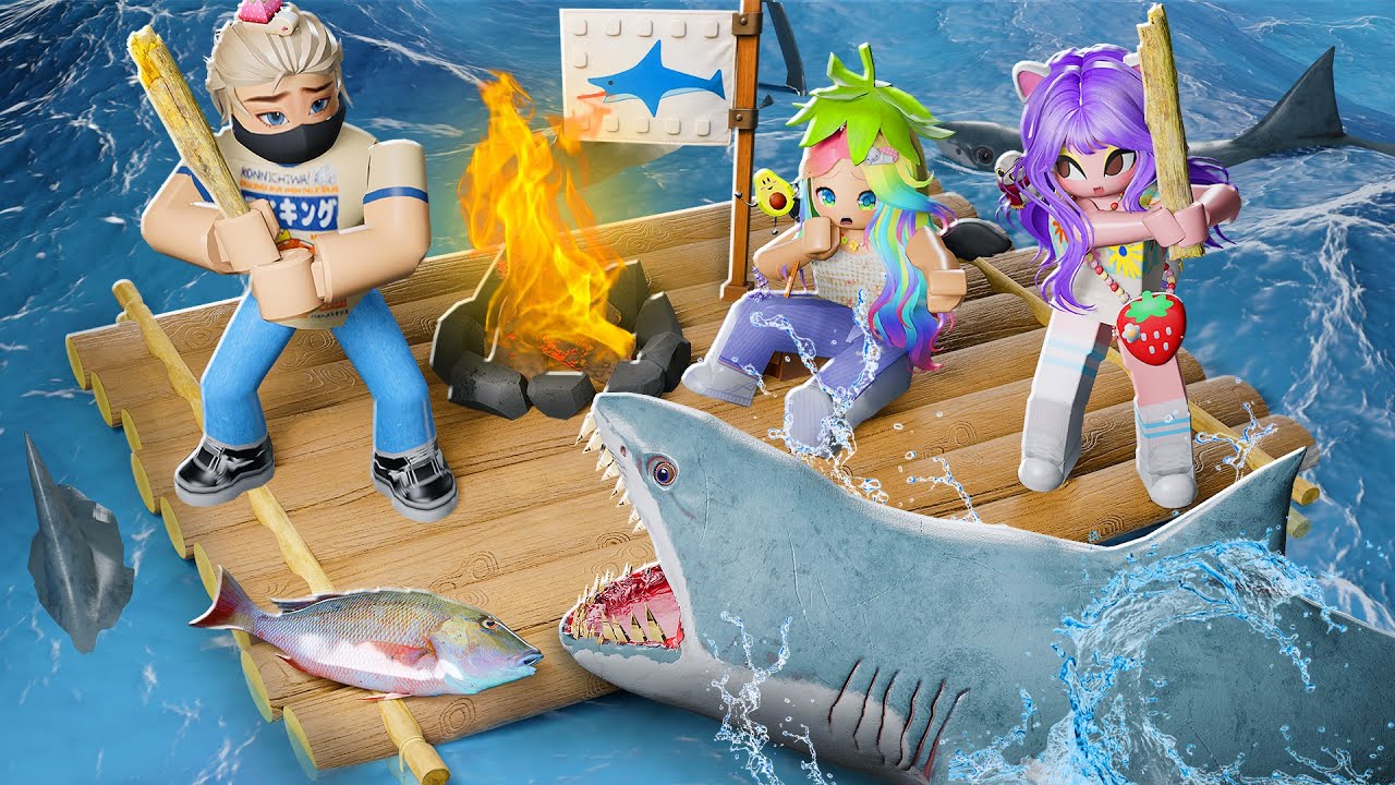 SURVIVE ON A RAFT! Roblox Survive on a Raft