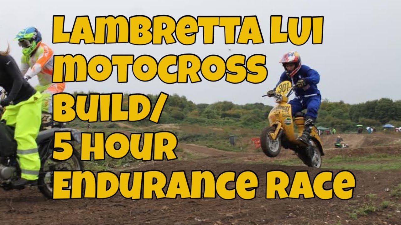 We entered a 1968 50cc lambretta LUI into a 5 hour endurance motocross !