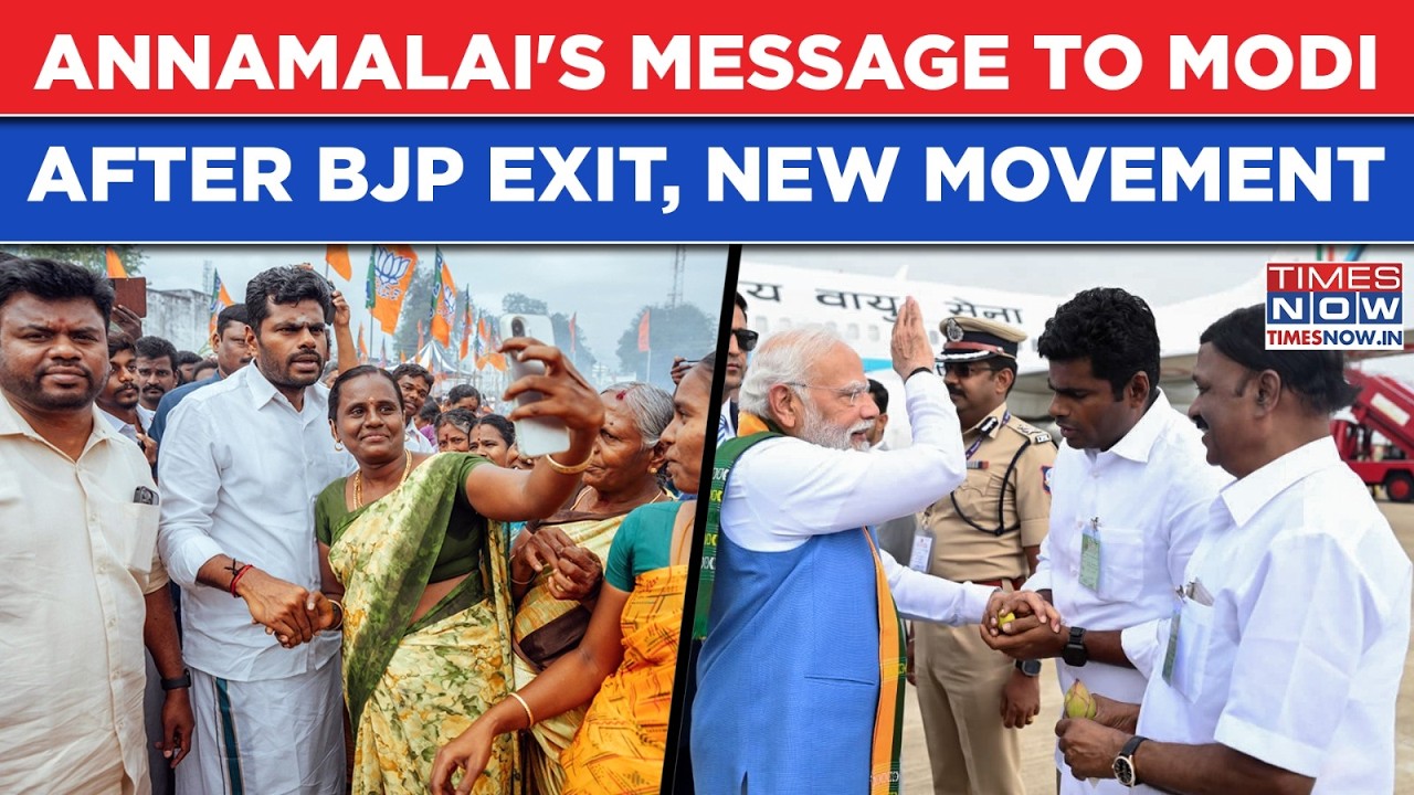 Annamalai&rsquo;s Message To Modi After BJP Exit As New Tamil Nadu Movement Gains Steam: &lsquo;Singham&rsquo; Says&hellip;