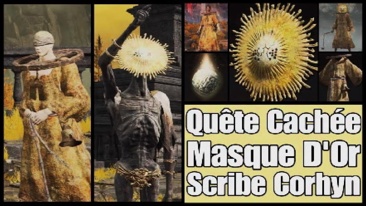 Elden Ring - Quête Cachée Corhyn & Masque D'Or / Guide Localisation