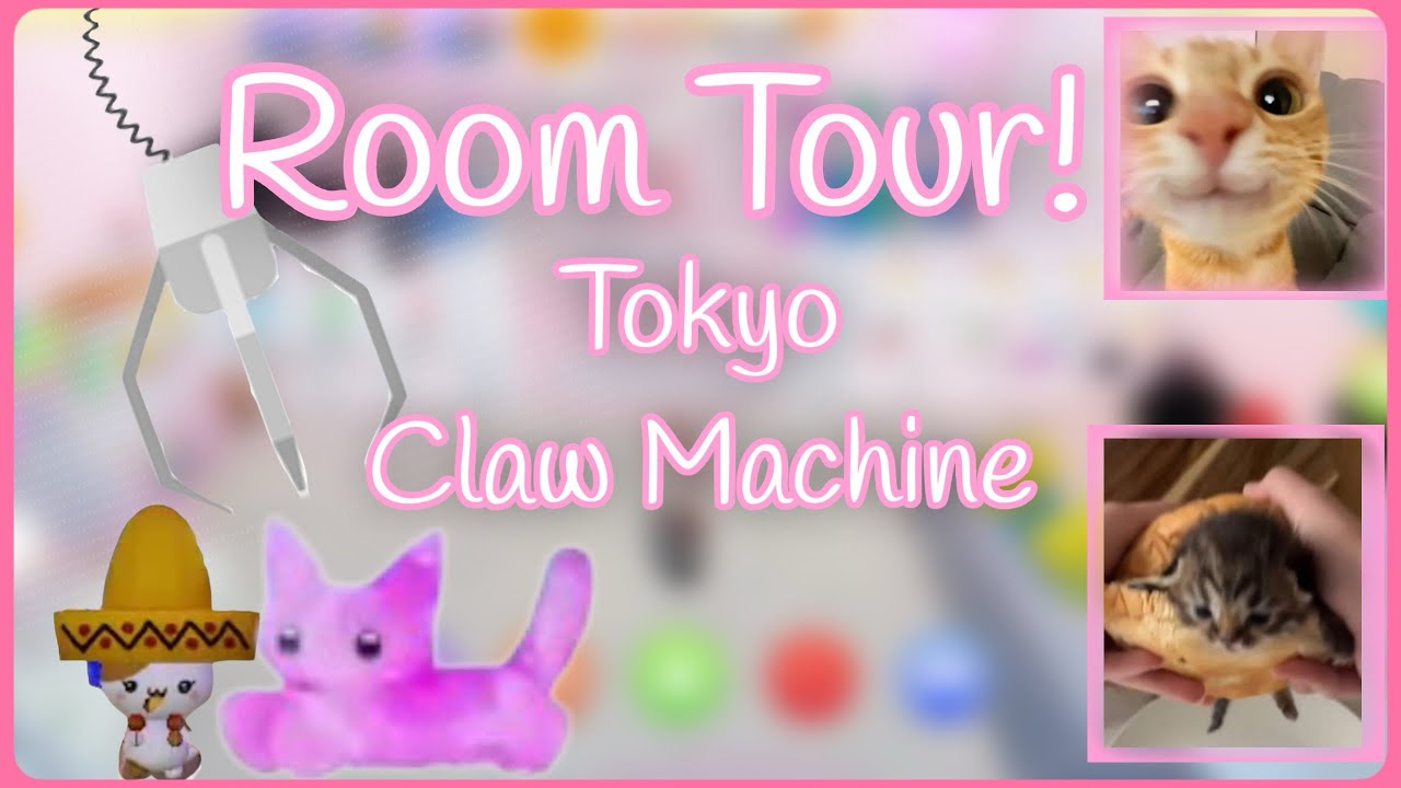 Room Tour! Tokyo Claw Machine Roblox!! 