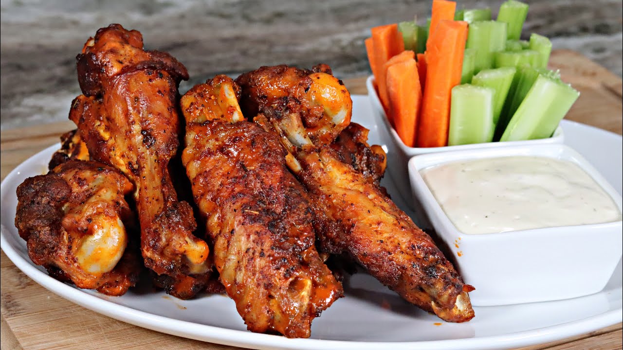 OVEN ROASTED Buffalo Turkey Wings Recipe