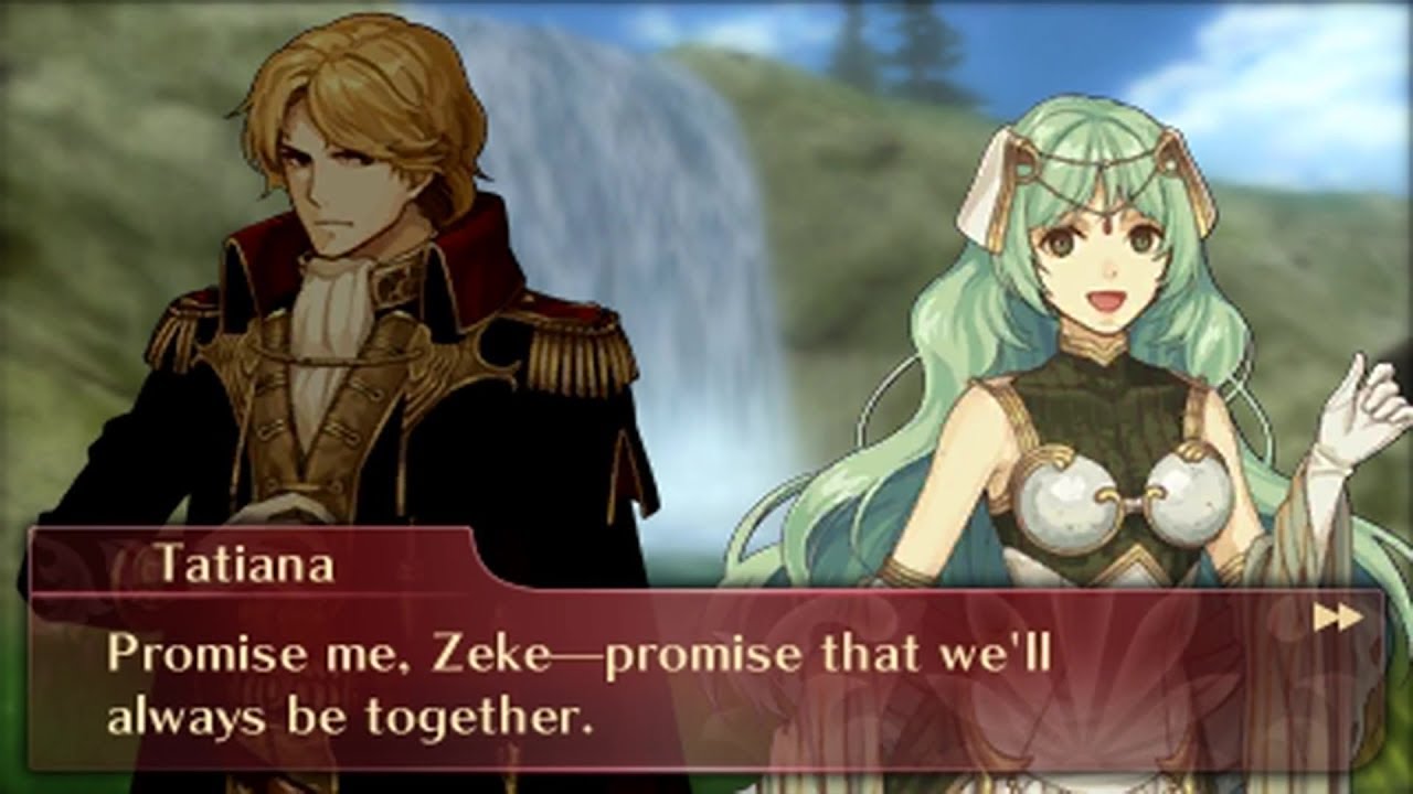 Fire Emblem Echoes: Shadows of Valentia - Zeke & Tatiana Support Conversations