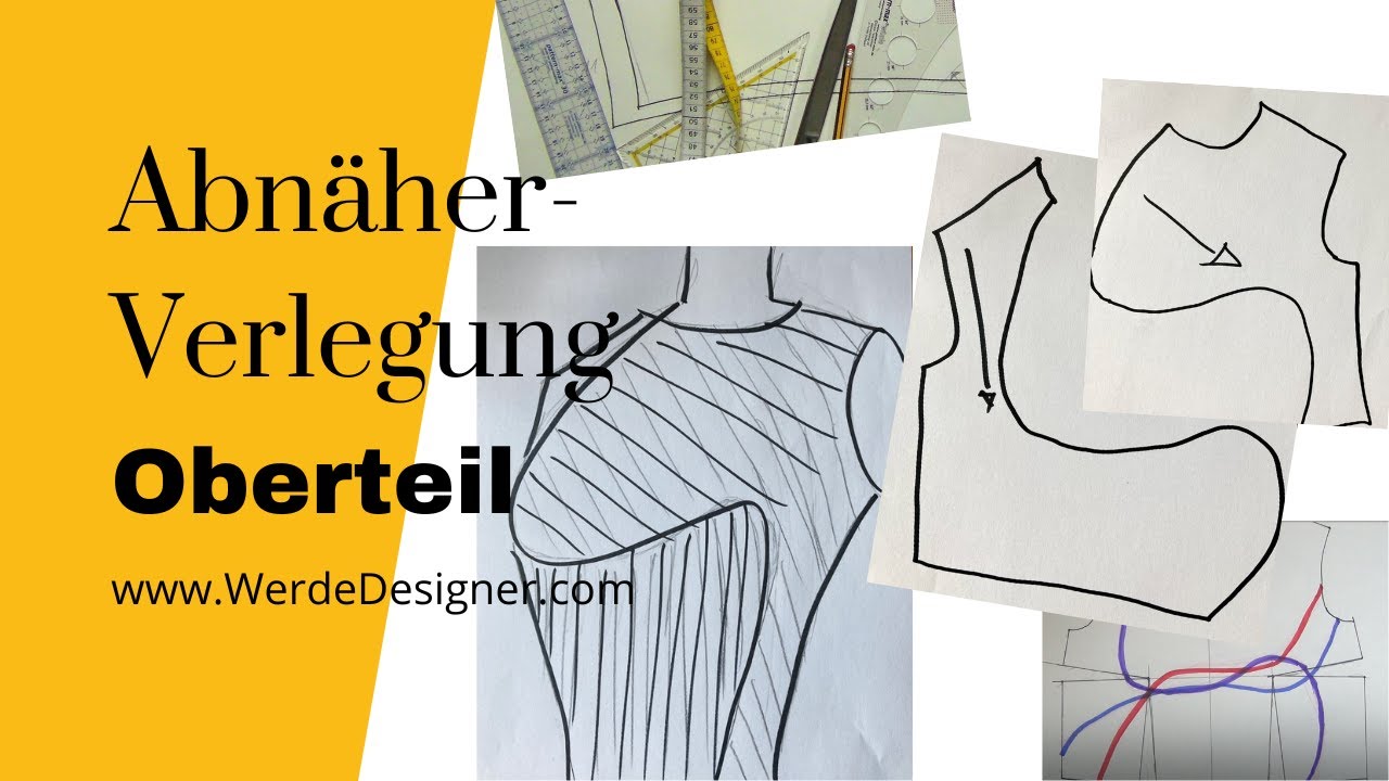 Brustabnäher verlegen