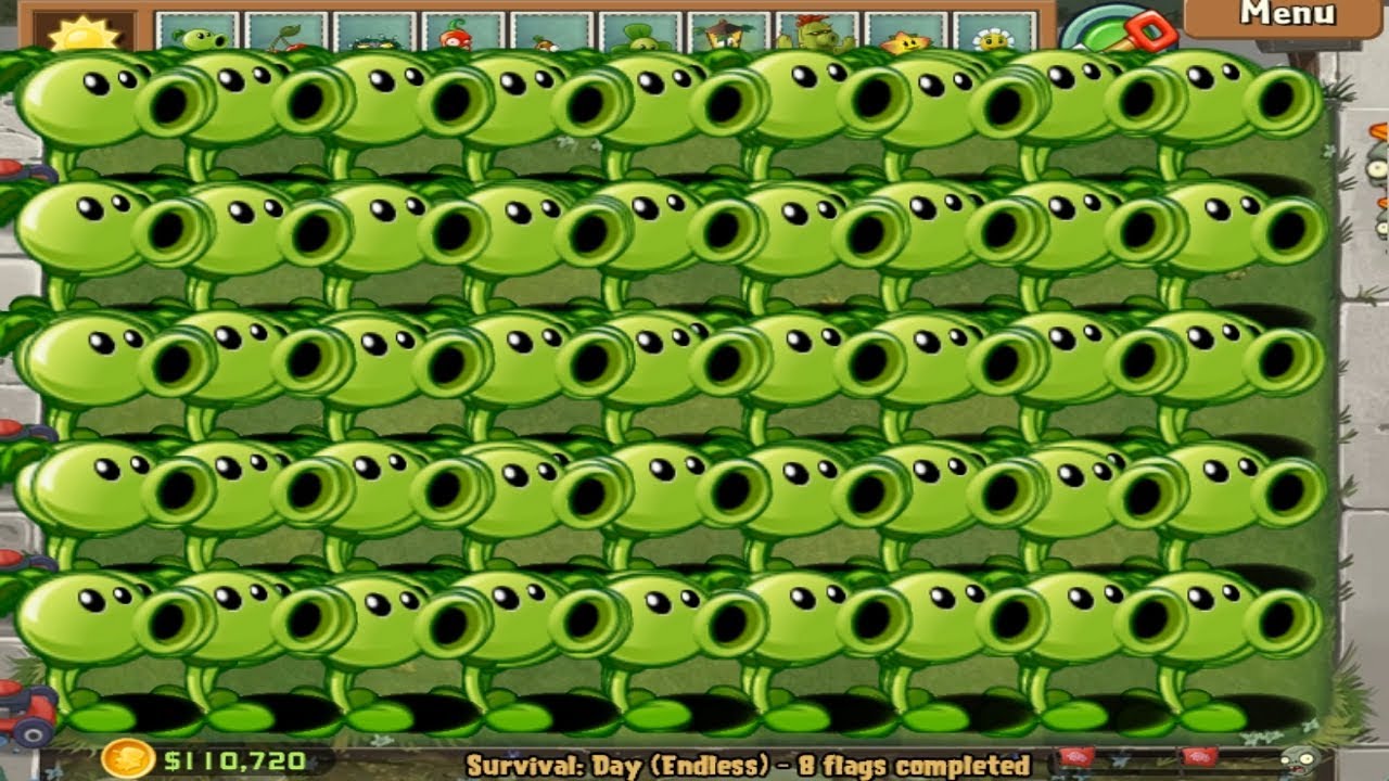 Plants vs Zombies Hack - 9999 Giant Peashooter vs 9999 Zombies