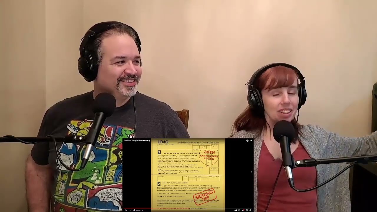 UB40 - Food For Thought Reaction