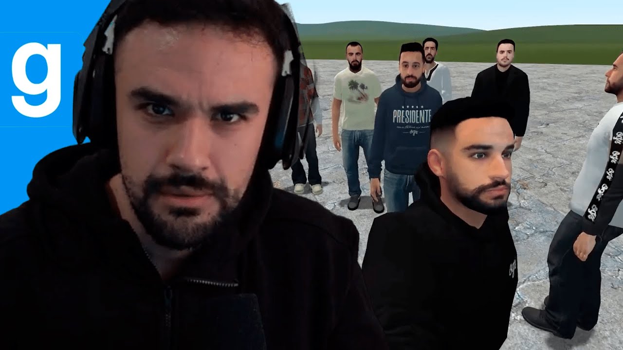 MEJORES MOMENTOS en GARRY'S MOD - ILLOJUAN, ELBOKERON, GUILLE, MARCOS, EVON, RAFA Y CLOBER.