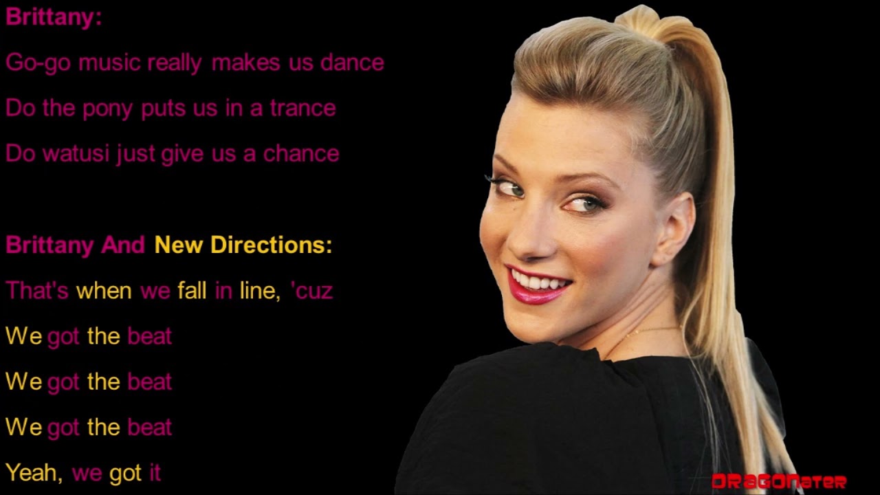 We Got The Beat Glee Lyrics