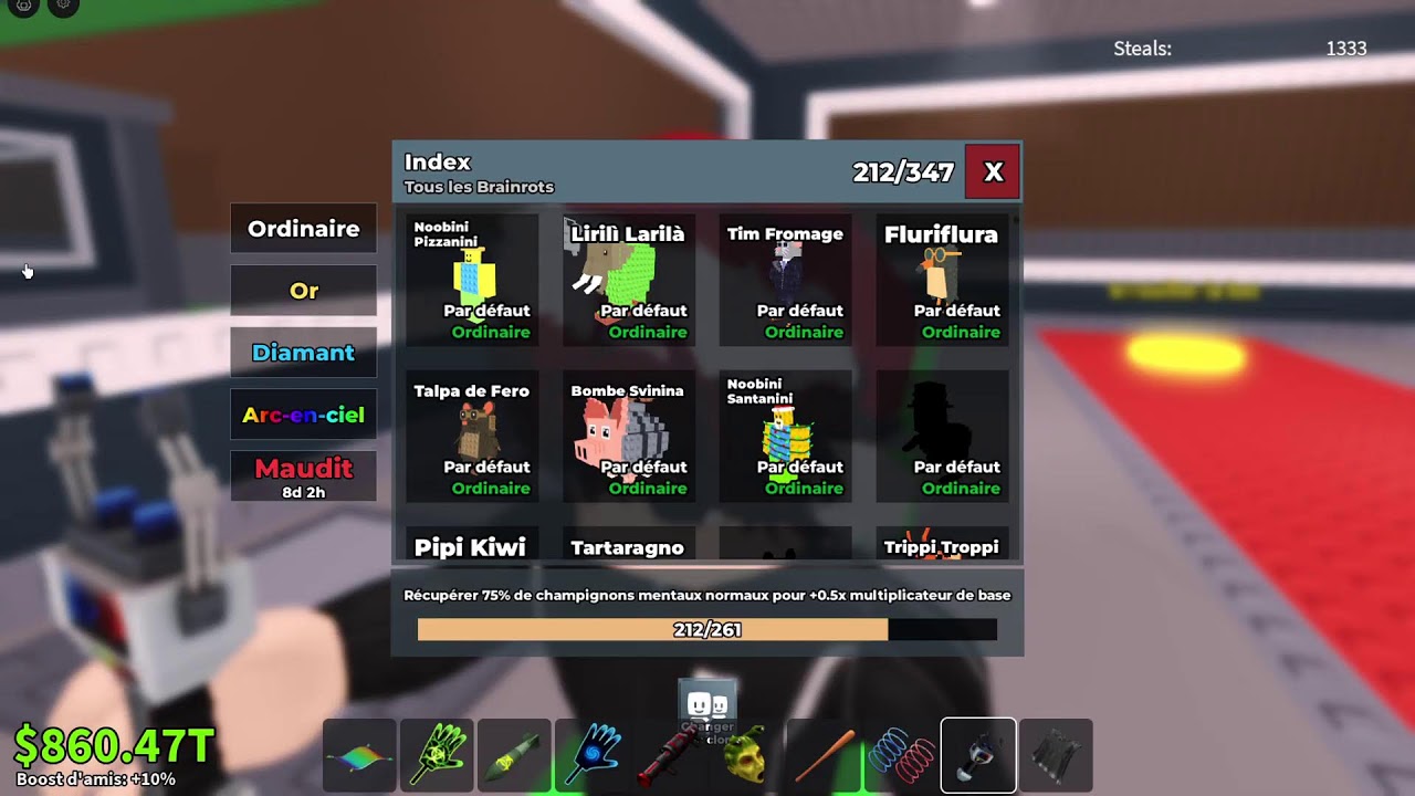 Trade vole un brainrot si vouler me donner des brainrot