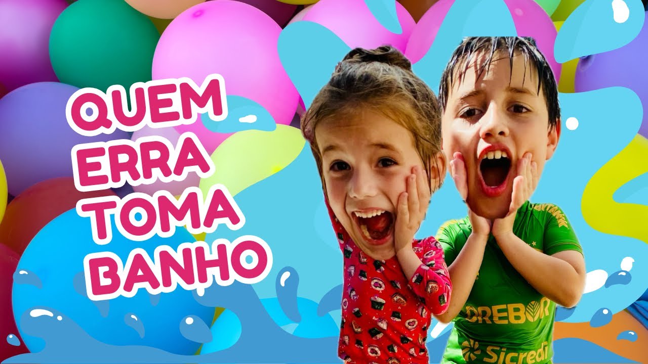 ★ QUEM SE MOLHOU MAIS? Desafio da bexiga de água! 😂 MUITO DIVERTIDO!!!