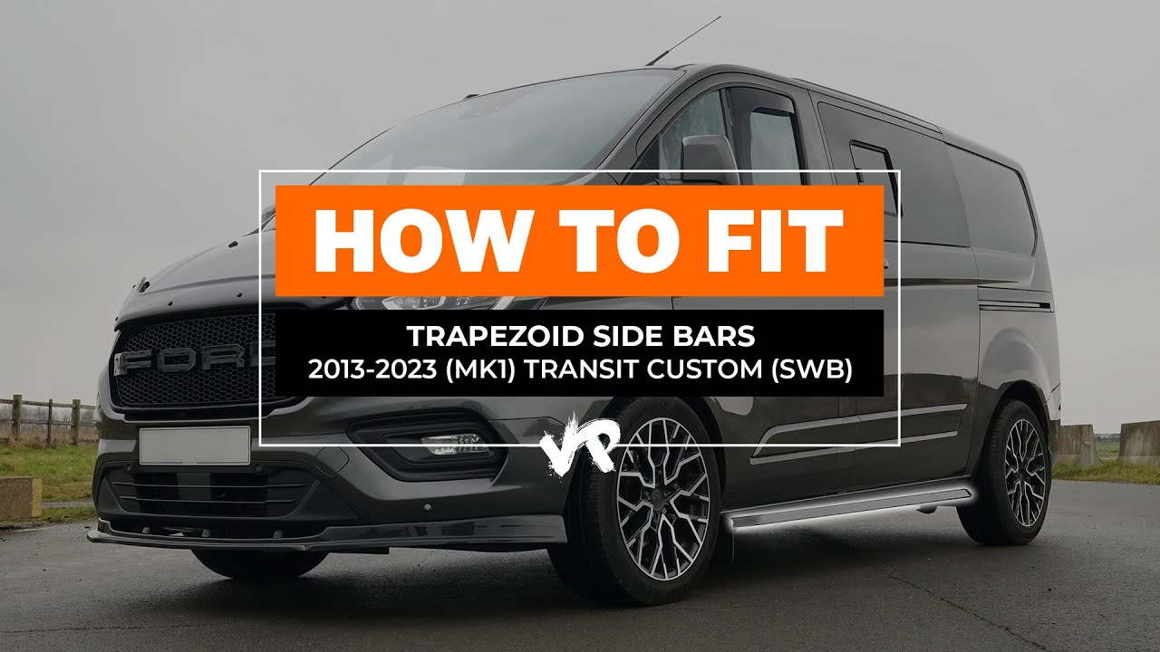 How To Fit Our Transit Custom MK1 SWB Trapezoid & OEM Style Sidebars | VanPimps
