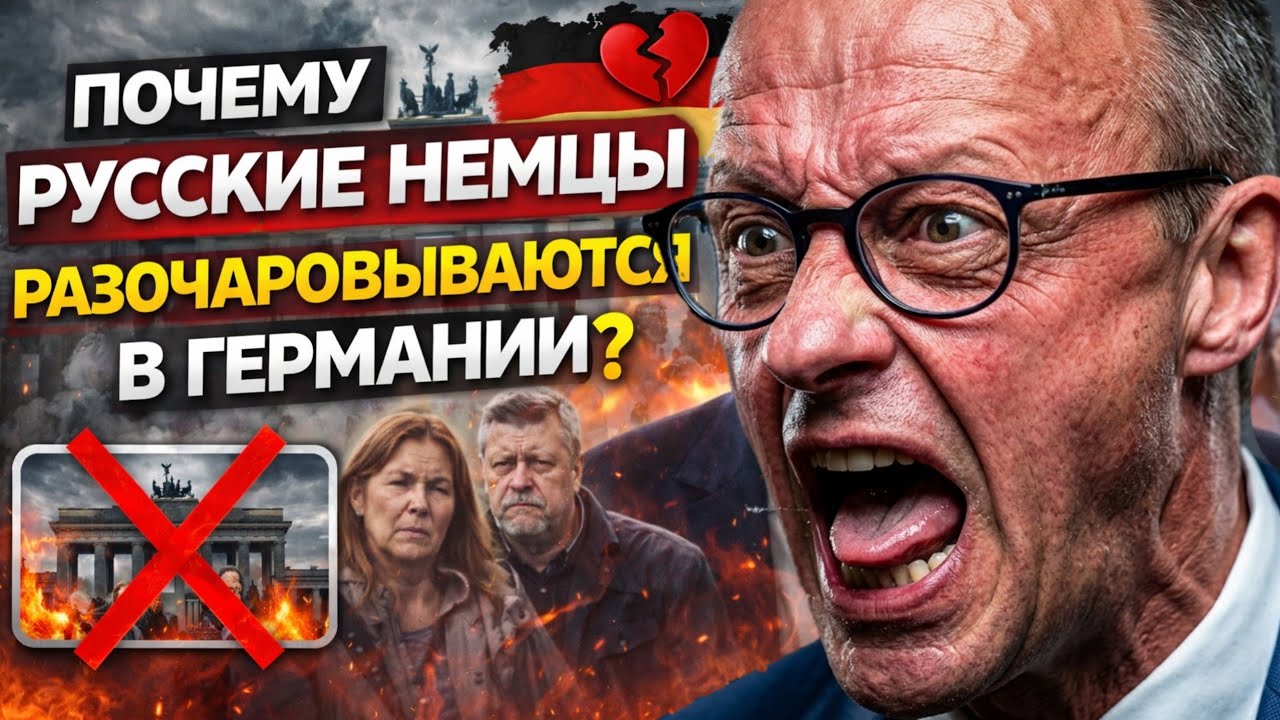 Почему Русские немцы РАЗОЧАРОВЫВАЮТСЯ в Германии?