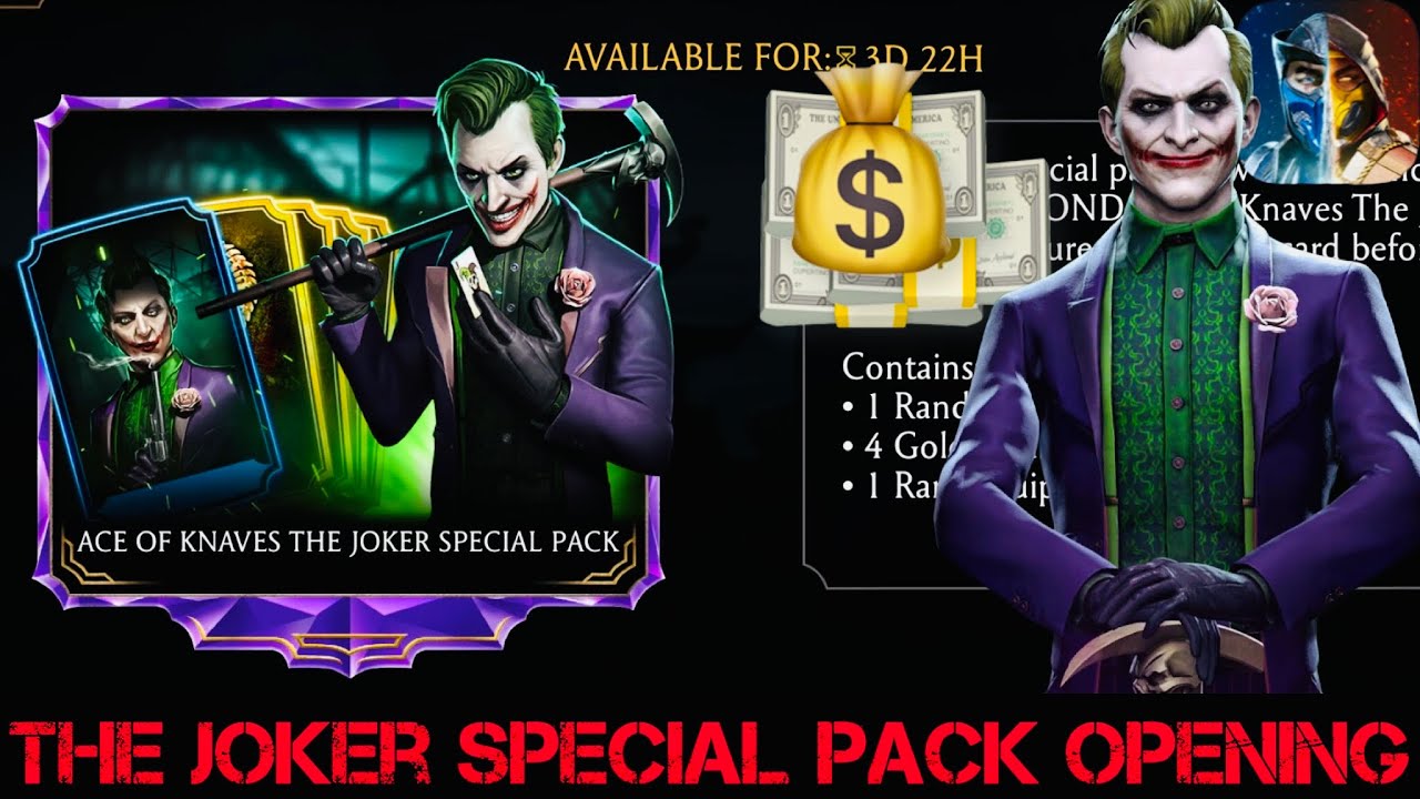 Ace of knaves the joker Special Pack Opening | MK Mobile