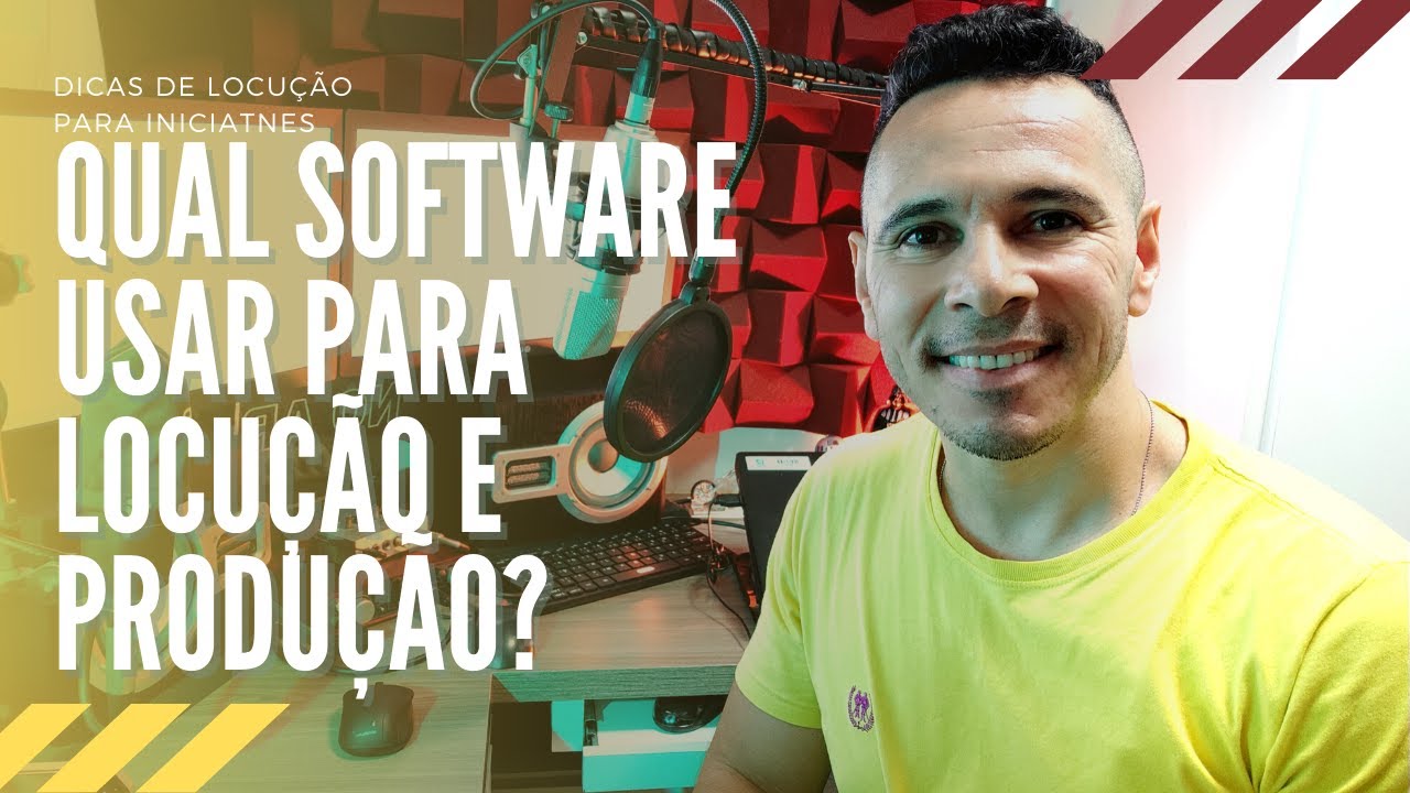 QUAL SOFTWARE USAR PARA LOCUÇÃO E PARA PRODUÇÃO?