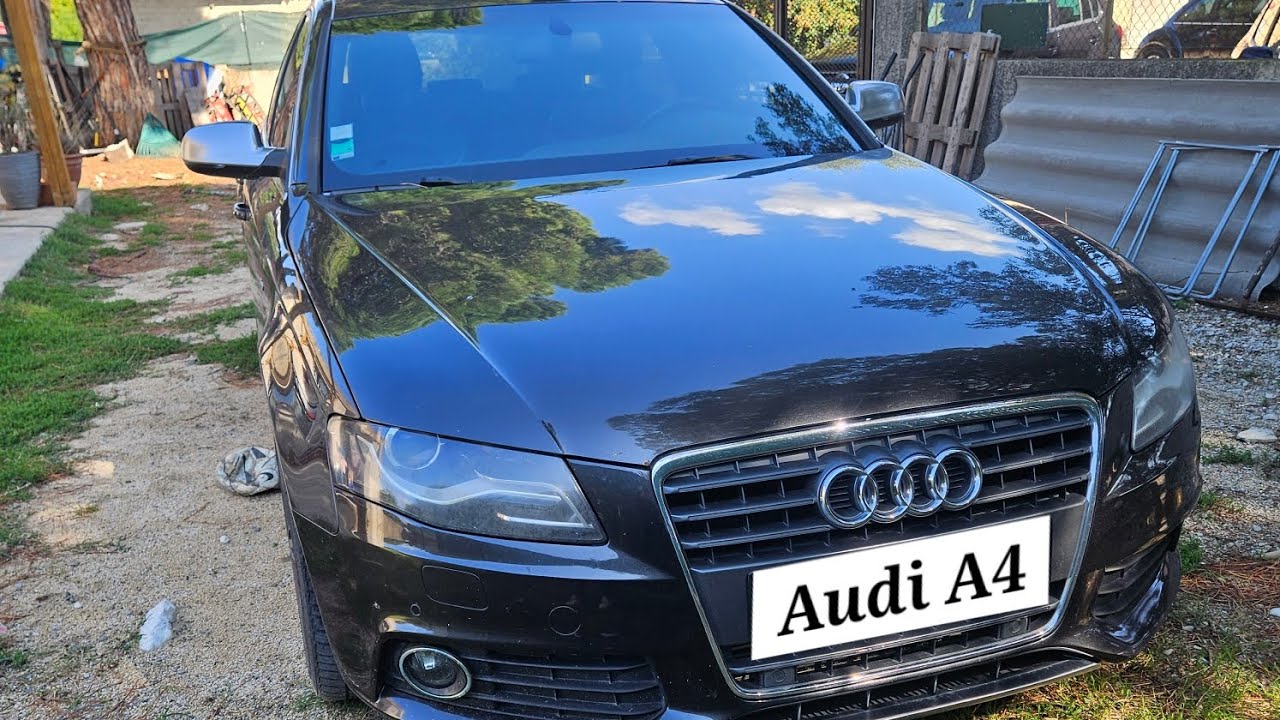 Démontage, réfection et remontage d'un ciel de toit sur une Audi A4 Break #automobile #voiture #a4